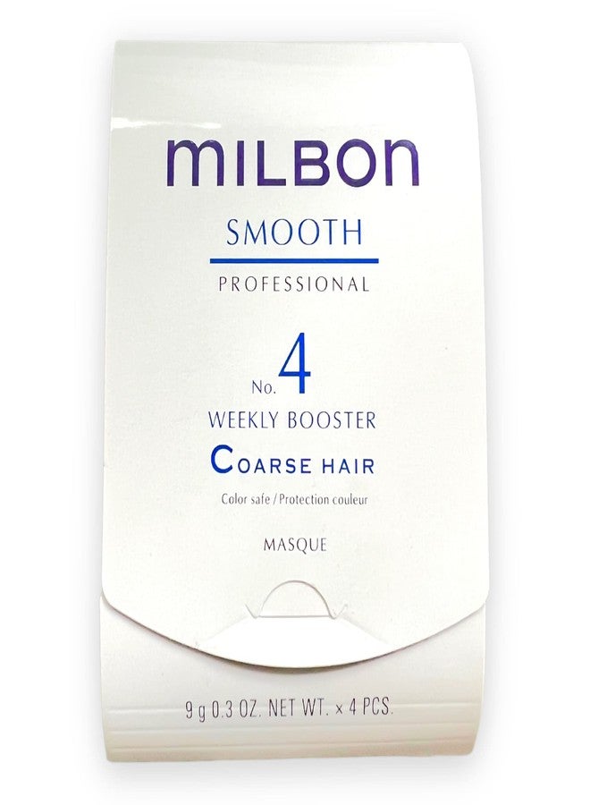 Milbon Smooth No 4 Weekly Booster - Coarse Hair, 4 x 0.3 oz - Image 1