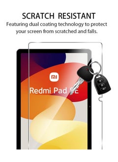 Fankalo Screen Protector for Xiaomi Redmi Pad SE 11 inch,9H Hardness Tempered Glass Screen Film Guard,2.5D Edge Ultra Clear Anti Scratch Case  - Image 4