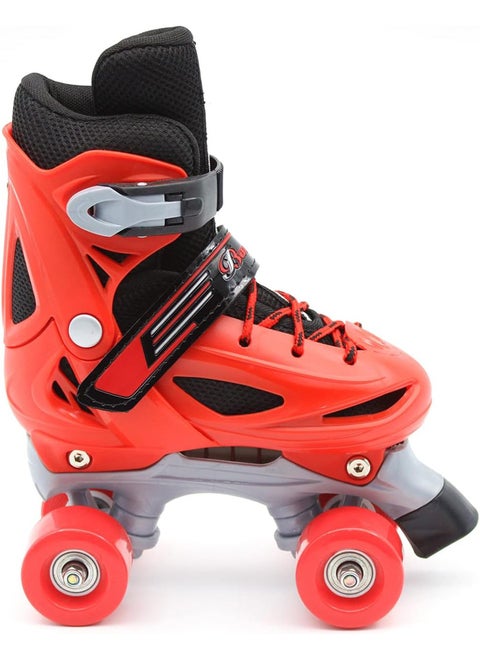 Roller Skates Shoes with double rows 4 Wheels Adjustable Shoe Size AREA for Boys and Girls