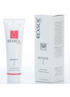 Retinol + Vitamin C Anti-Aging Cream | Effective Night Face Care & Dark Spot Remover | Anti-Aging Neck Cream & Wrinkle Cream That Truly Works | Infused with Vitamin E, A - 2 OZ
