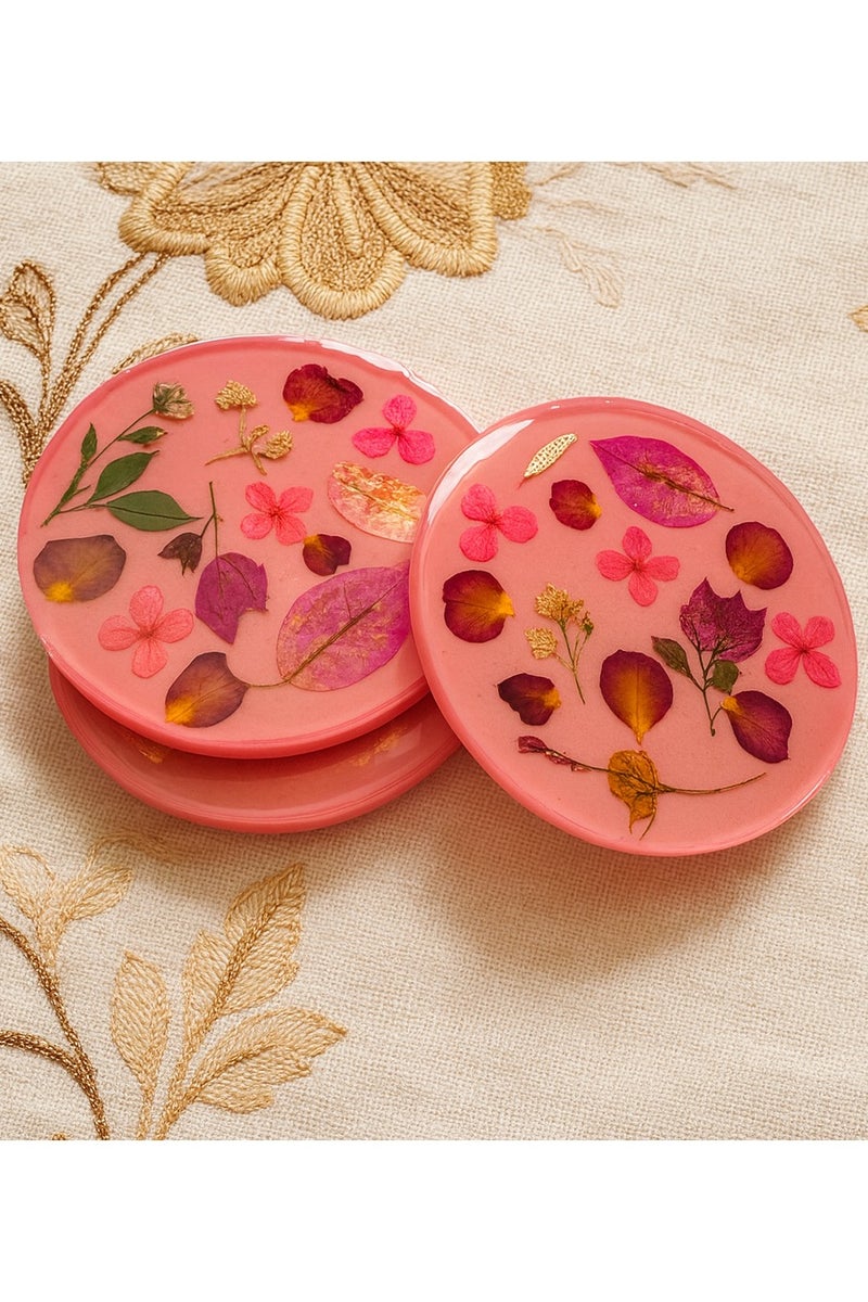 Ready For Chai طقم كوسترات شاي مكون من 4 كوسترات شاي - Image 3