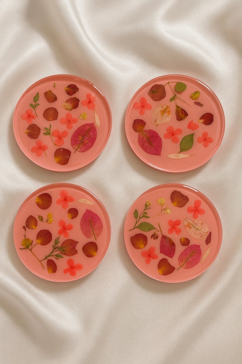 Ready For Chai طقم كوسترات شاي مكون من 4 كوسترات شاي - Image 1