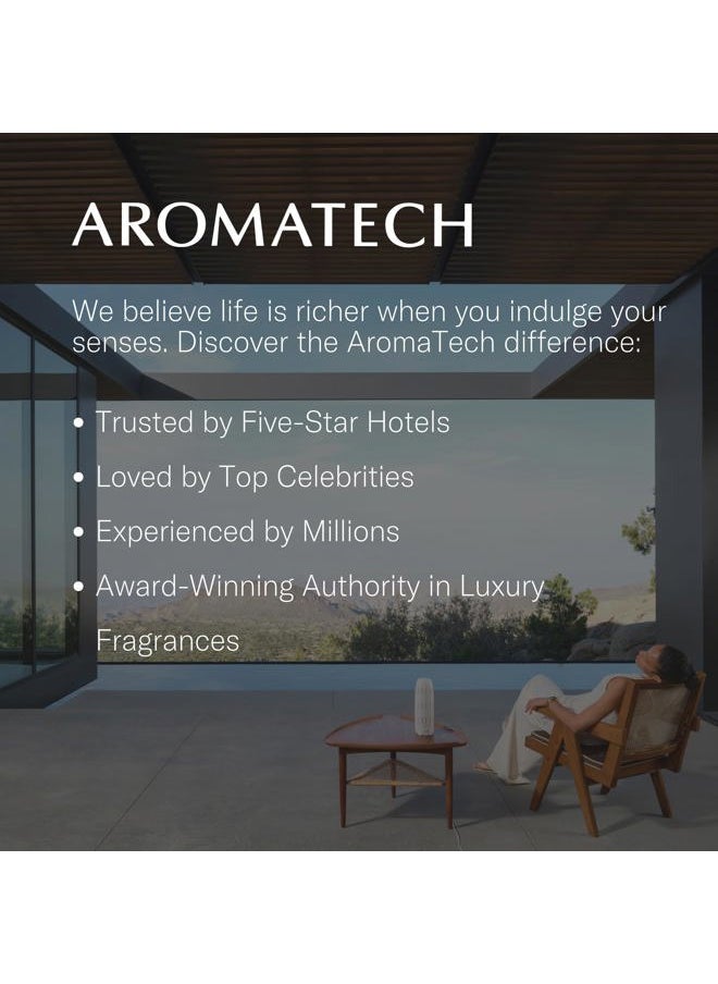 AromaTech Love Affair Aroma Essential Oil Blend: Luxury Hotel Inspired Aromatherapy with Jasmine, Saffron, Cedar & Amber for Ultrasonic Diffusers & Nebulizers - 0.3 fl oz, 10 mL  - Image 4
