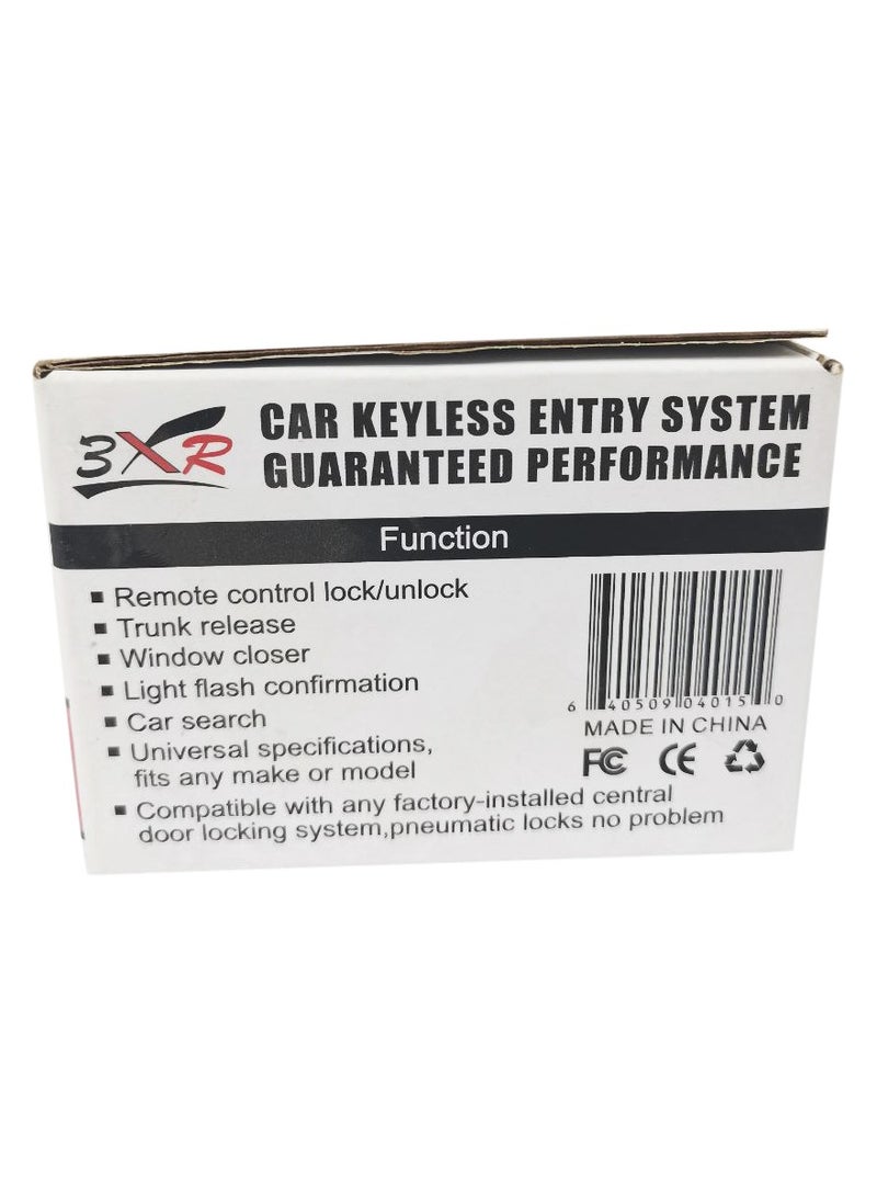 3XR - 3XR Car Keyless Entry System with Central Locking and Remote Control Features 4861 - Image 1