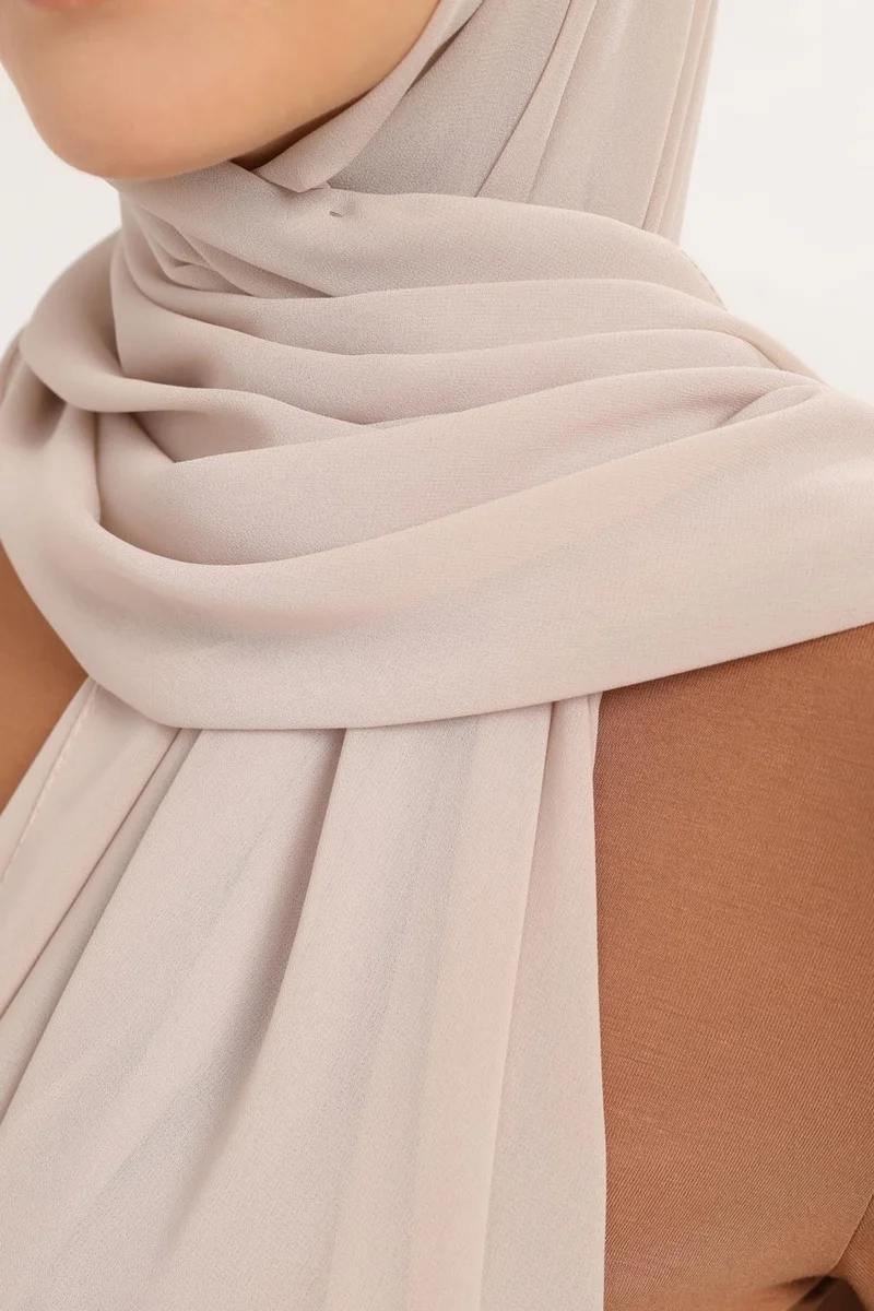 Altobeh Ready Practical Luxury Pipe Bonnet Chiffon Shawl