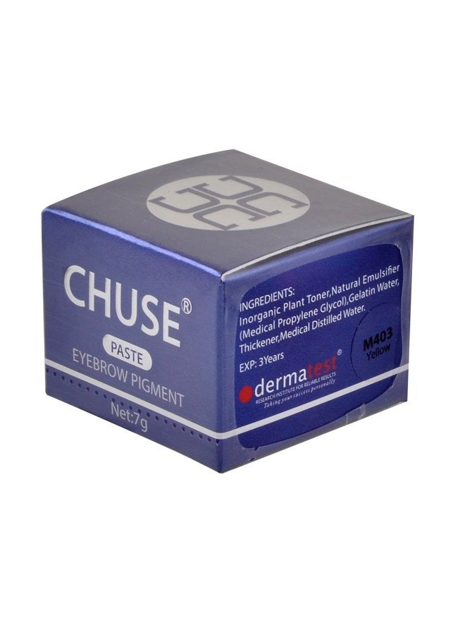 Chuse M403 Eyebrow Pigment for Microblading Permanent makeup Micro Pigment Cosmetic Yellow Colour, Passed DermaTest - Image 3