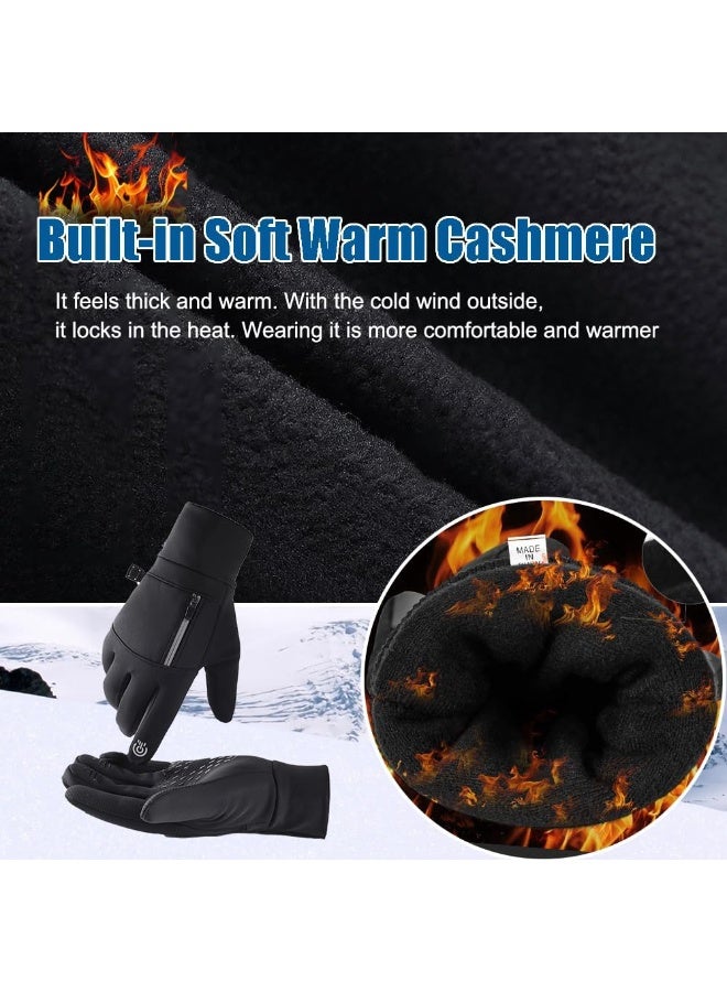 Bukela Winter Gloves for Men Women - Waterproof Thermal Glove for Cold Weather, Warm Gloves for Running Cycling, Snow Gloves with Touchscreen Finger - Image 4