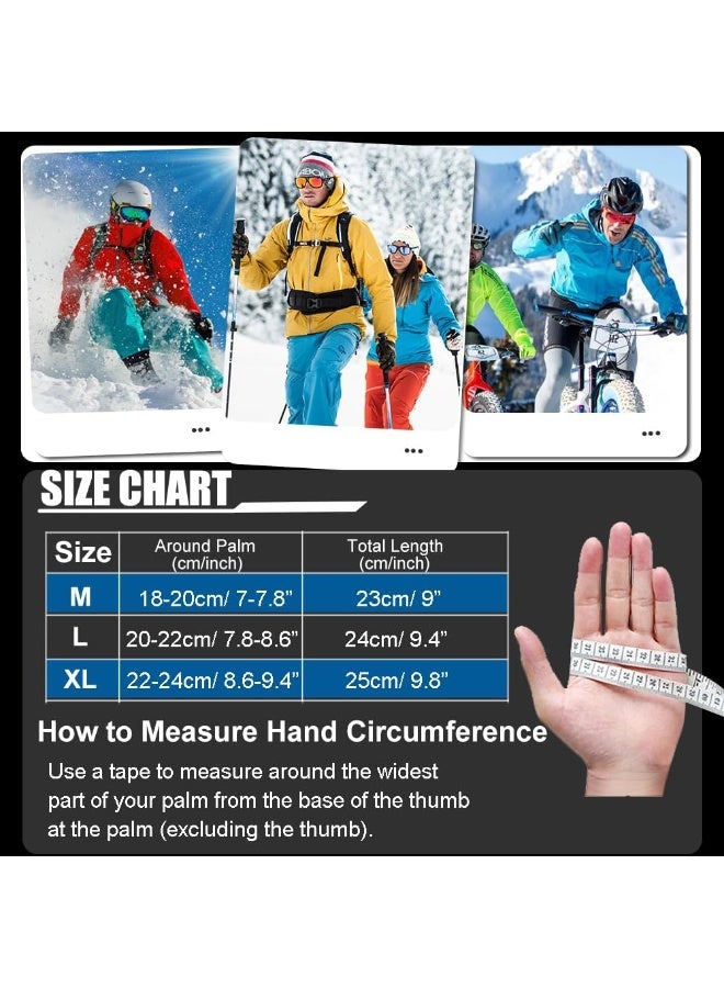 Bukela Winter Gloves for Men Women - Waterproof Thermal Glove for Cold Weather, Warm Gloves for Running Cycling, Snow Gloves with Touchscreen Finger - Image 5