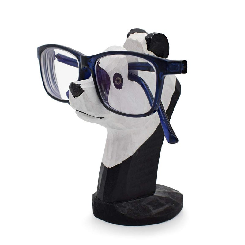 VIPbuy Hand Carved Wood Eyeglasses Spectacle Sunglasses Holder Stand Animal Shaped Home Office Desk Dcor Panda