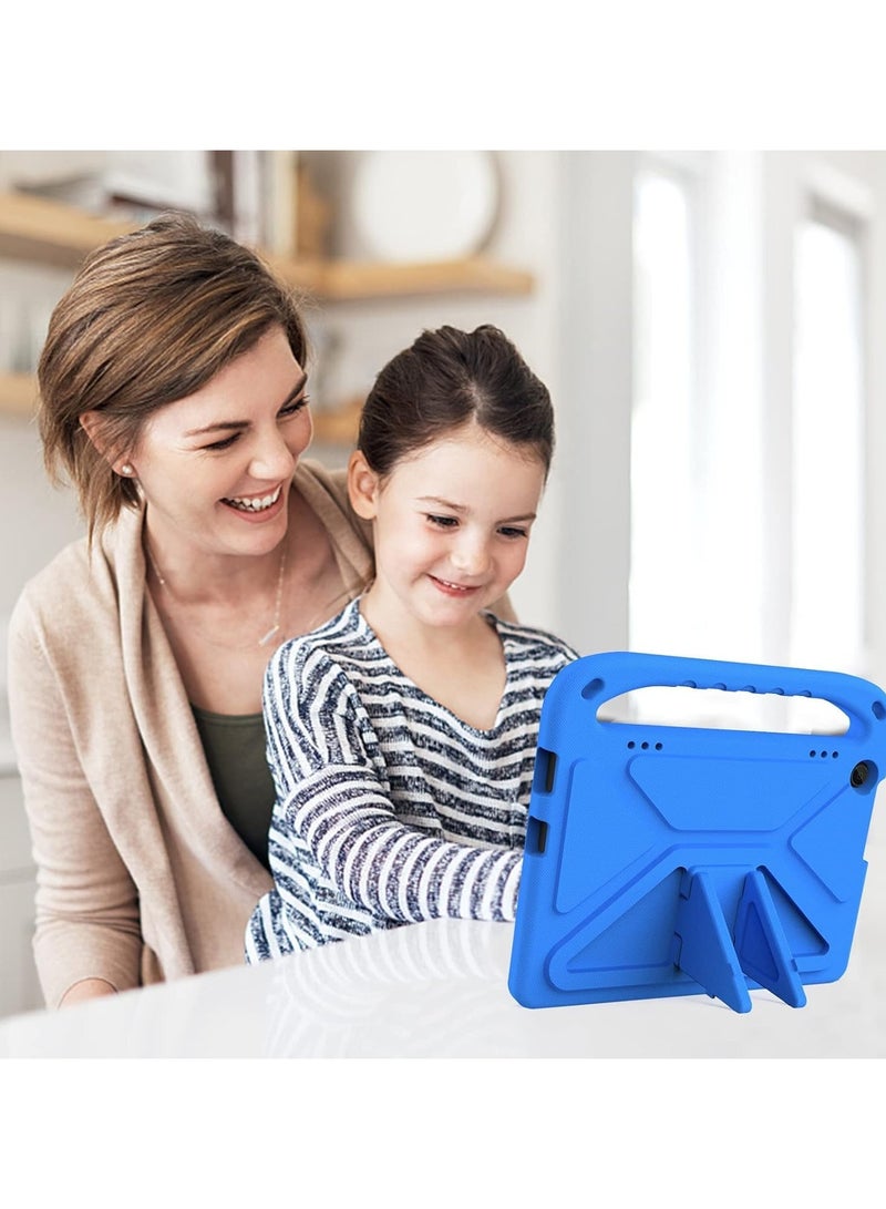 VKL Compatible with Lenovo Tab M10 3rd Gen 10.1 inch (TB-328FU/TB-328XU) 2022 Kids Tablet Case - EVA Lightweight Shockproof Dropproof Handle Kickstand Protective Cover (Blue) - Image 5