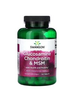 Swanson, Glucosamine Chondroitin & MSM, 120 Tablets