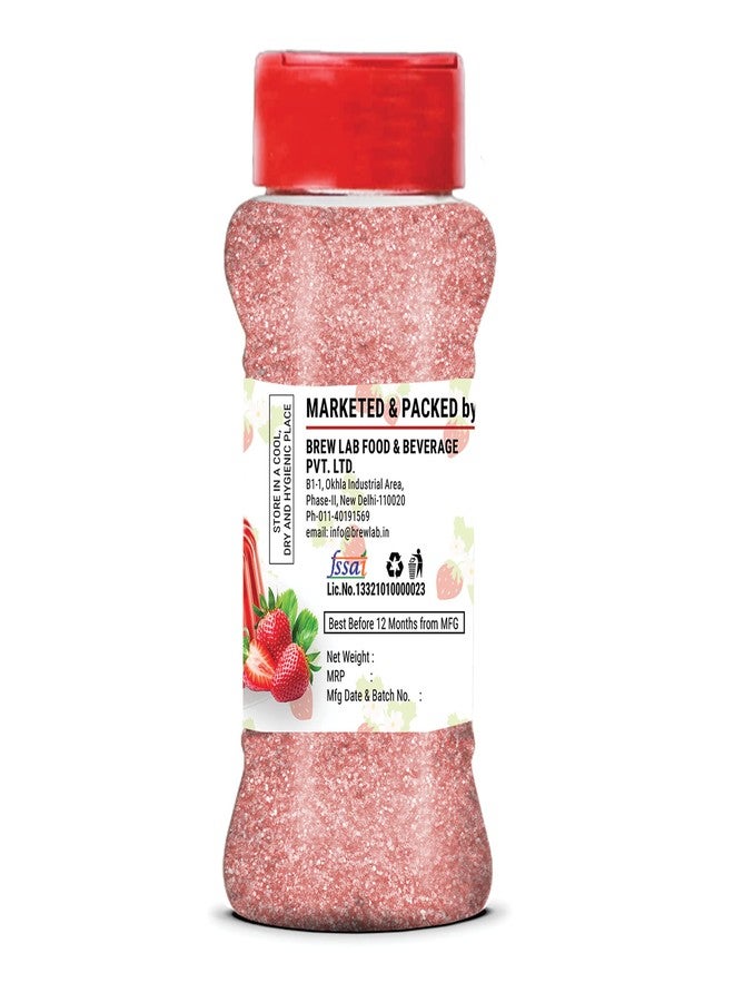 Brew Lab Jelly Crystals Mix Powder For Making Jelly - Strawberry Flavor | Easy To Make | Ready To Eat | No Gelatin - 100 Gm - Image 5