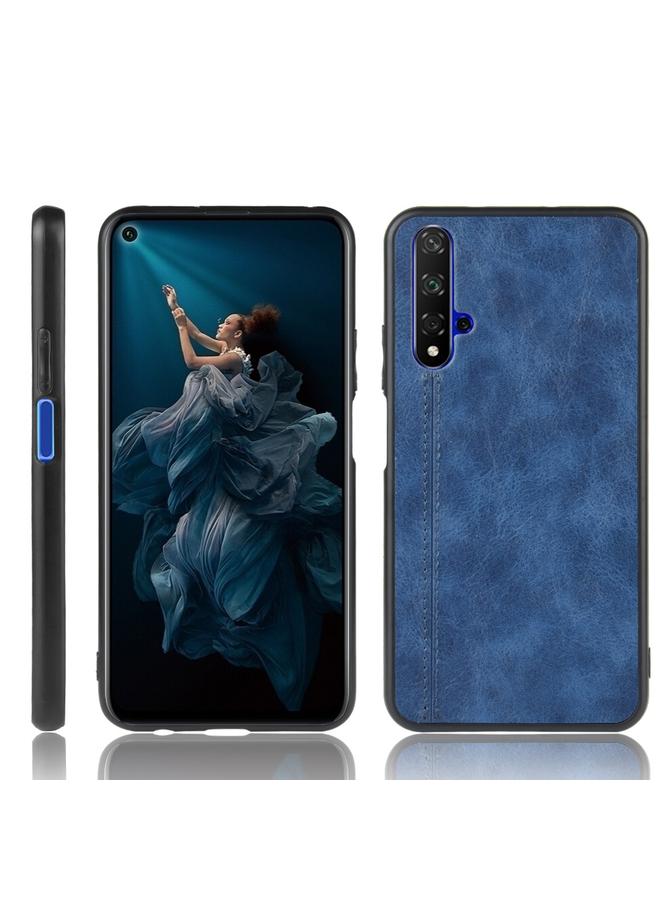 S-TOP Case For Huawei Honor 20 Shockproof Sewing Cow Pattern Skin PC + PU + TPU Case - Image 1