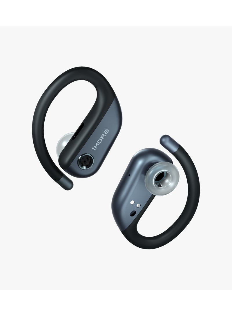 1 مور سماعات 1MORE Fit Open Earbuds S50 اللاسلكية بتقنية Bluetooth 5.3، عمر بطارية طويل، مقاومة للماء IPX7 وملاءمة مريحة - رمادي - Image 2