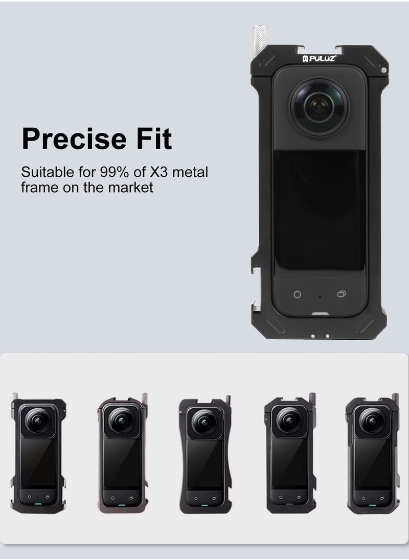 KASTWAVE - Sticky Lens Guard for insta360 x3 Lens Protector Optical Glass Protective Cover for Insta360 X3 Accessories Compatible with All X3 Metal Frames - Waterproof, Anti-Scratch, 9H Hardness - Image 1