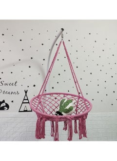 DubaiGallery Nordic Hammock Handmade Knitted Garden Bedroom Balcony Dormitory Outdoor Kids Swing Bed Adult Swings Hanging Hammock Chair  - Image 1