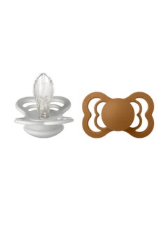 BIBS عبوة من قطعتين من Supreme Silicone S2 Haze and Caramel  - Image 1