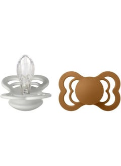 BIBS عبوة من قطعتين من Supreme Silicone S2 Haze and Caramel  - Image 2