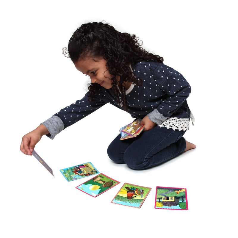 eeBoo: Animal Village Create A Story Pre-Literacy Cards, 36 Cards Included in The Set, Encourages Imagination, Creativity and Story-Telling, for Ages 3 and up - Image 3