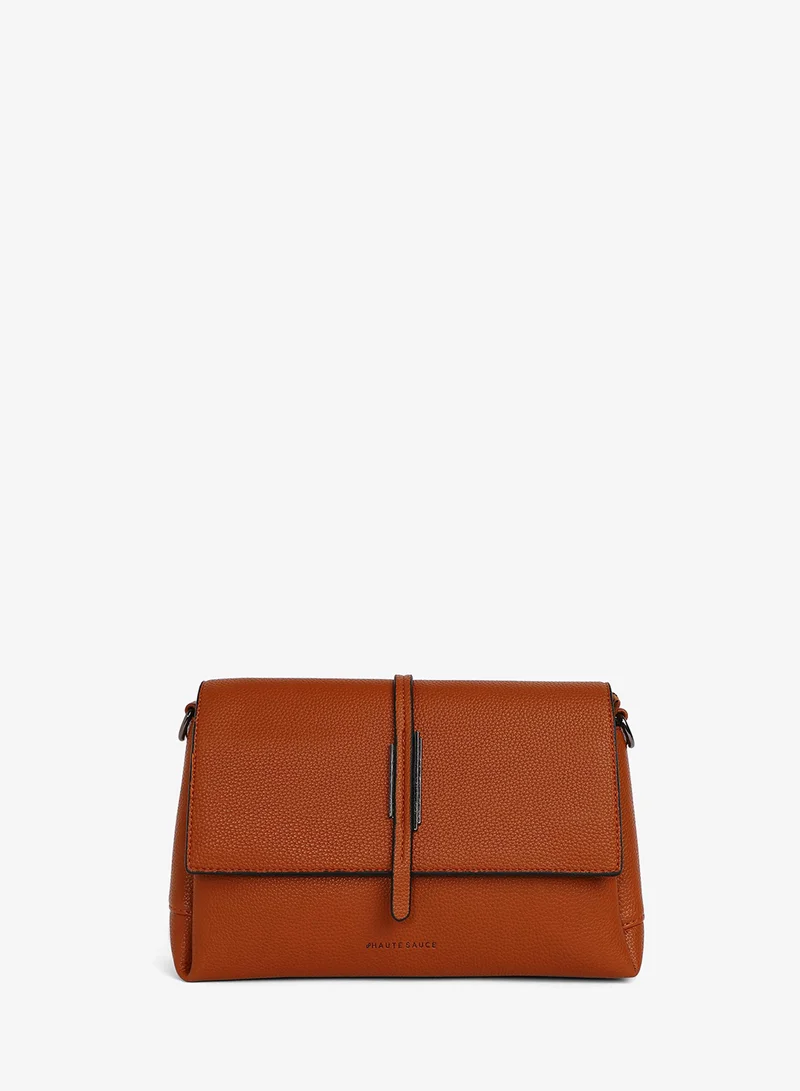 Haute Sauce  The Dash Shoulder Bag - Terracotta Brown for Women | Best Price UAE