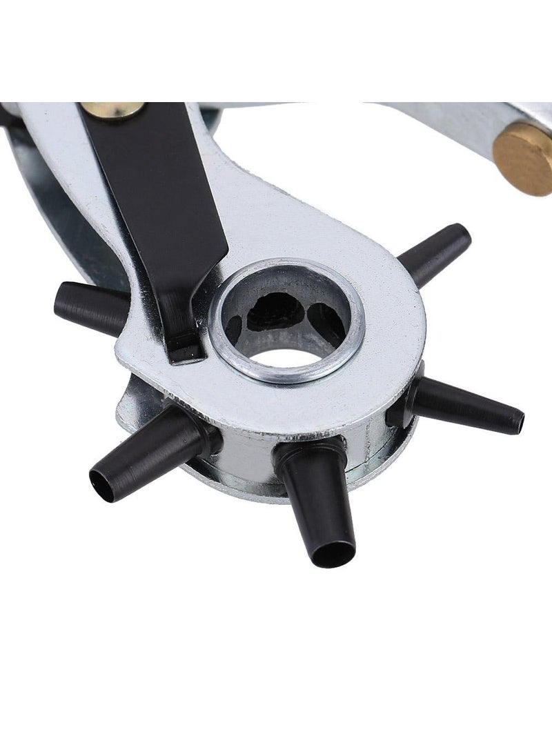 Ascension Ascension Revolving Leather Punch Eyelet Plier Hole HeavyDuty Canvas Belt Plastic Puncher 6 Sizes  - Image 3