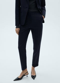 MANGO Straight Fit Suit Pants  - Image 1