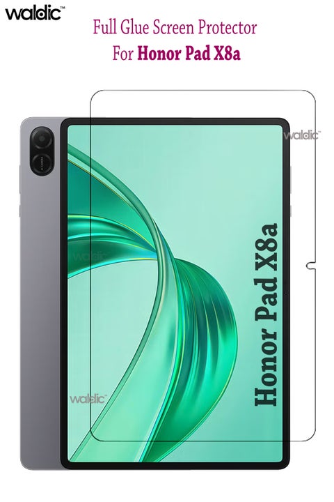Honor Pad X8A Tempered Glass Screen Protector – High Transparency, Delicate Touch, Anti-Explosion, Smooth Arc Edges, Easy Installation, Screen Protector for Honor Pad X8A