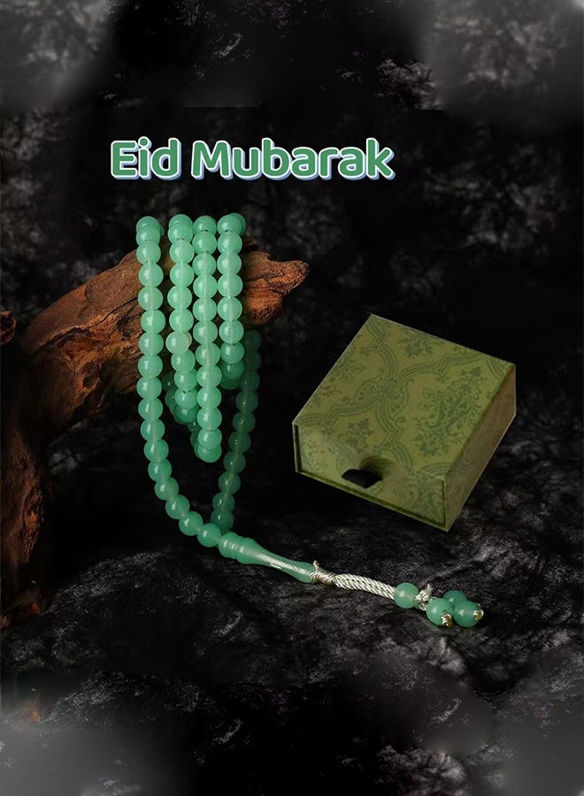 yumee Prayer Beads Tesbih - 99 Luminous Beads Islamic Rosary for Meditation, Daily Prayer, Ramadan, Gift for Him or Her - Image 1
