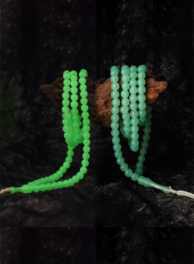 yumee Prayer Beads Tesbih - 99 Luminous Beads Islamic Rosary for Meditation, Daily Prayer, Ramadan, Gift for Him or Her - Image 5