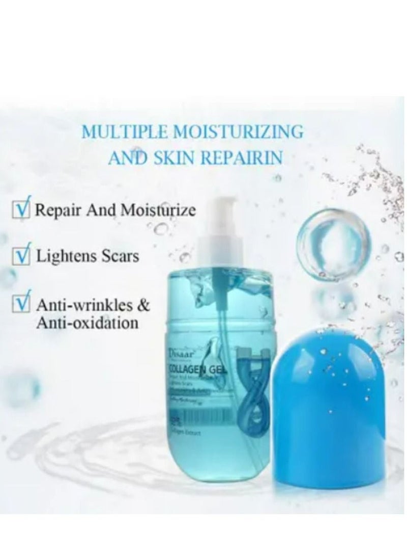 Disaar DISAAR Skin Care Moisturizing Whitening Soothing Collagen Face Gel 280 ML - Image 3