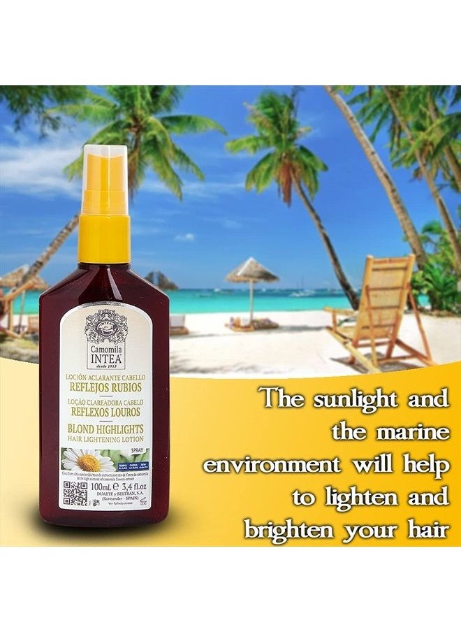 Intea Camomila Intea Natural Blonde Highlights Hair Lightener - Spray with Chamomile Extract - 3.4 Oz  - Image 5