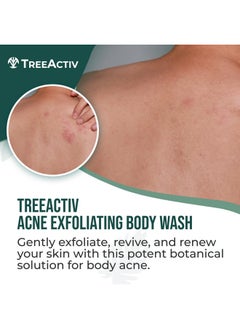 TreeActiv TreeActiv Exfoliating Acne Body Wash 8 fl oz Body Acne Wash for Back, Chest, Shoulder, Back Acne Treatment with Jojoba Beads, Back Acne Body Wash for Bacne, Soothing Body Acne Treatment for Men, Women  - Image 2