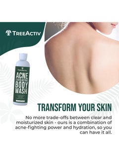 TreeActiv TreeActiv Exfoliating Acne Body Wash 8 fl oz Body Acne Wash for Back, Chest, Shoulder, Back Acne Treatment with Jojoba Beads, Back Acne Body Wash for Bacne, Soothing Body Acne Treatment for Men, Women  - Image 3