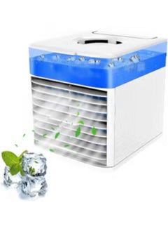 BUYCO Portable Air Conditioner Desktop Air Cooler Fan: Ultra-low Mute 3 Speeds USB Mini Humidified Evaporative Cooler with Ice Tray for Home, Office, Outdoor - Efficient Cooling Solution  - Image 1