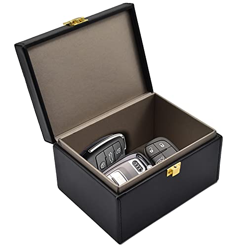 briidea Faraday Box Key Fob Protector, RFID Signal Blocking Box, Faraday Box Signal Blocking Shielding Box for Car Key (Capacity(5-8Keys)) - Image 1