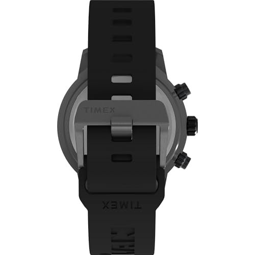 Timex Men's Ironman Adrenaline 44mm Watch - Black Strap Black Dial Gunmetal Case - Image 3