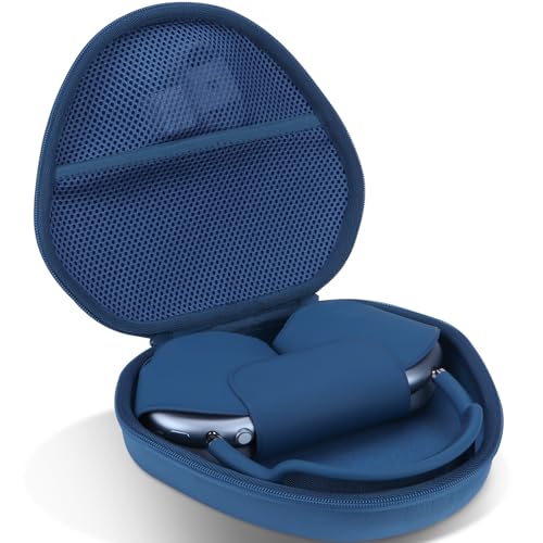 Lebakort Hard Case Compatible with Apple AirPods Max Over-Ear Headphones (Blue Case) - Image 1