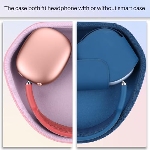Lebakort Hard Case Compatible with Apple AirPods Max Over-Ear Headphones (Blue Case) - Image 2