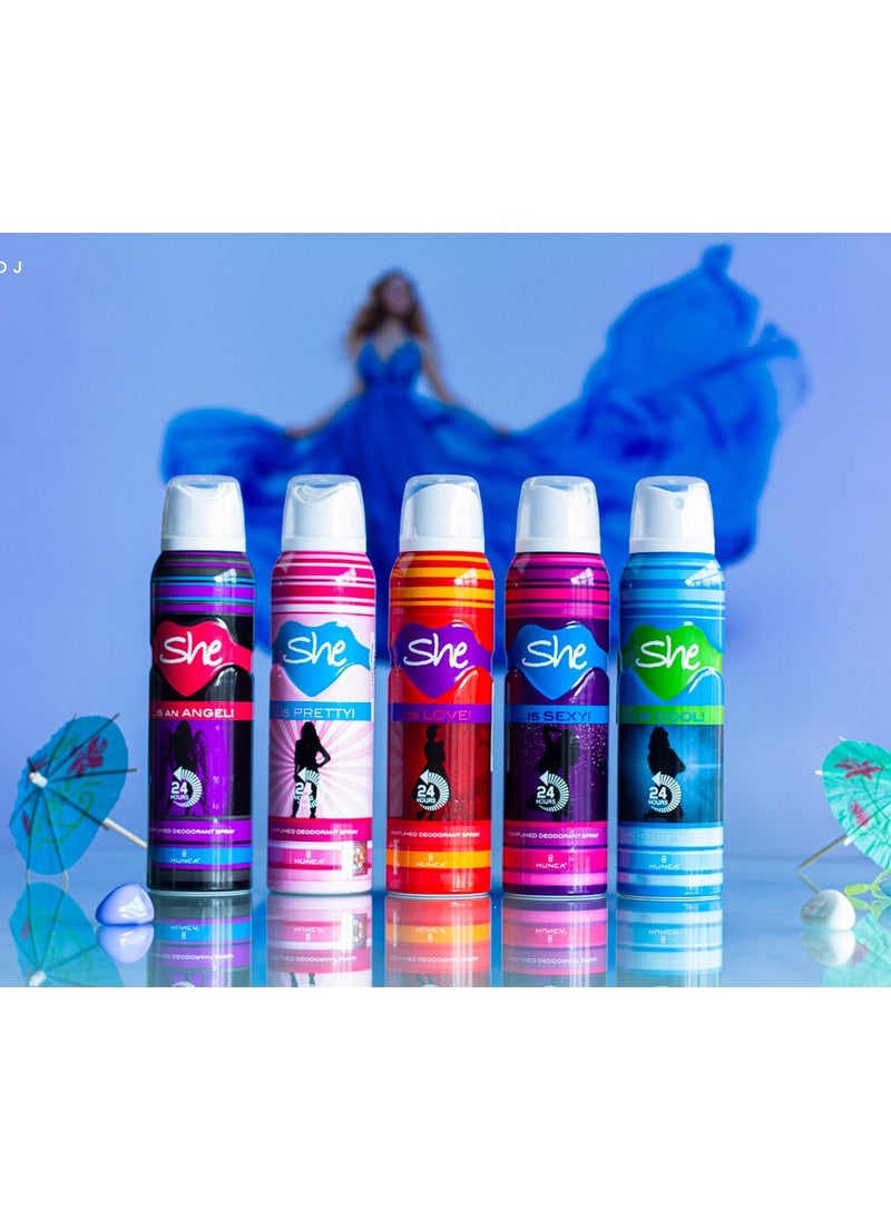 SHE - She Deodorant Spray Is Sexy For Women - 150 Ml - Image 1
