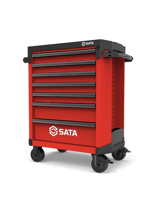 SATA ST95113G-R 7 Drawer Roller Cabinet - Pro Red - Image 2