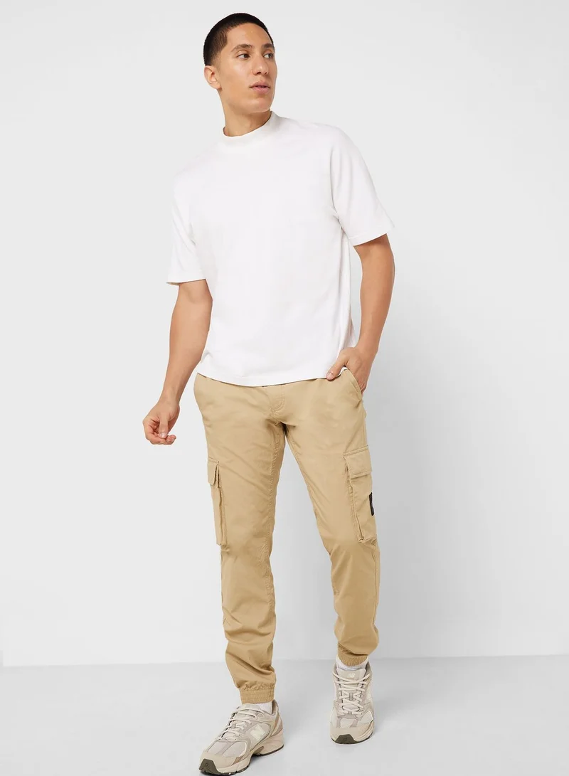 Calvin Klein Jeans Drawstring Cuffed Sweatpants