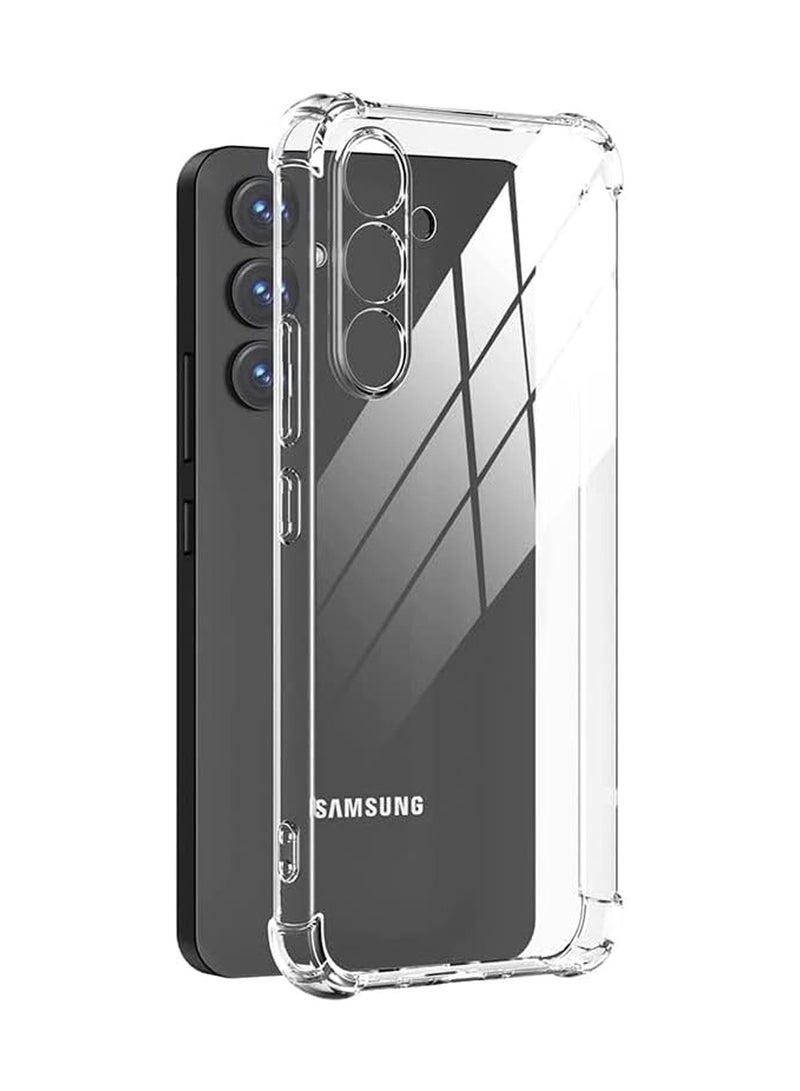 Wtech Samsung Galaxy A36 5G 2024 / Samsung Galaxy A56 5G 2025 TPU Bumper Corners with Hard PC Case Cover - Clear - Image 3