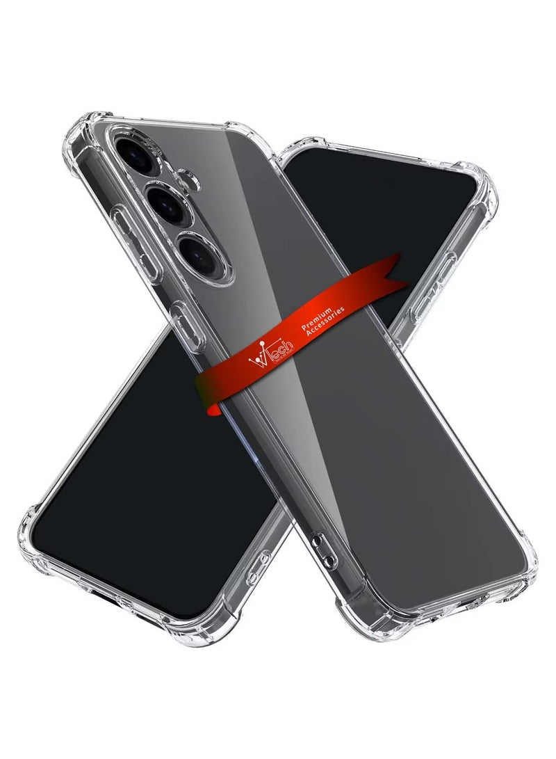 Wtech Samsung Galaxy A36 5G 2024 / Samsung Galaxy A56 5G 2025 TPU Bumper Corners with Hard PC Case Cover - Clear - Image 1