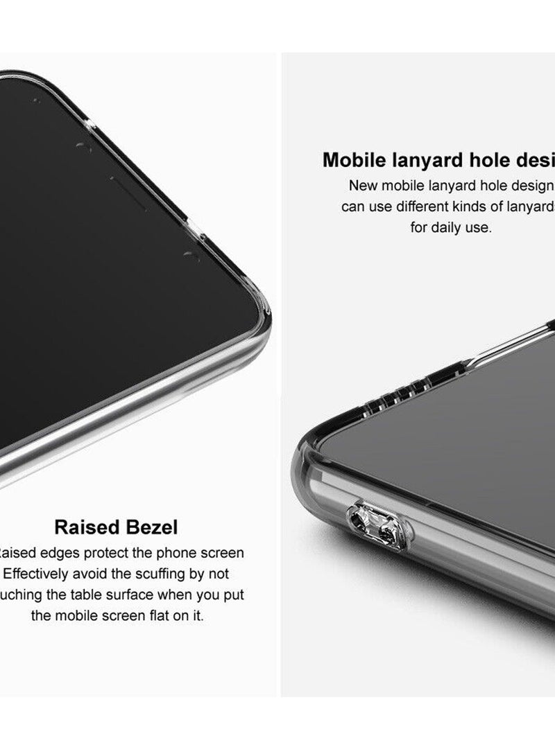 Wtech Samsung Galaxy A36 5G 2024 / Samsung Galaxy A56 5G 2025 TPU Bumper Corners with Hard PC Case Cover - Clear - Image 5