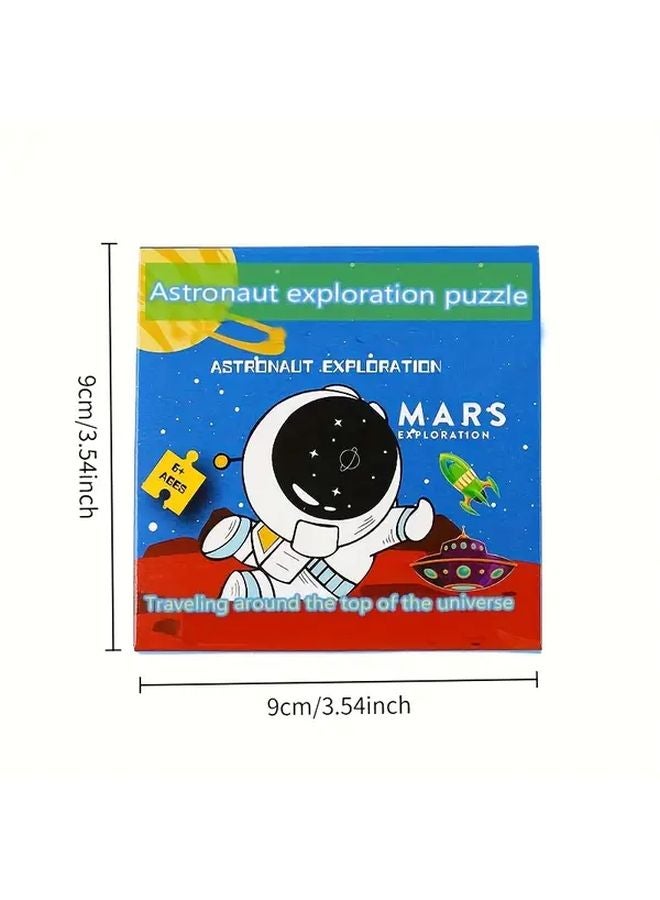 12pcs Space Paper Puzzles With Front Puzzles Back Riddles Holiday Gifts - Image 3