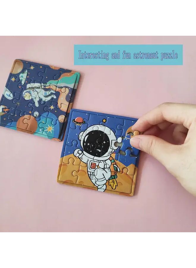 12pcs Space Paper Puzzles With Front Puzzles Back Riddles Holiday Gifts - Image 2