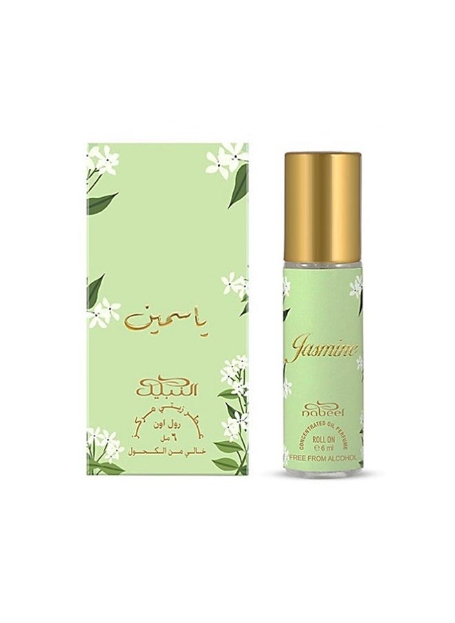 Nabeel Nabeel Jasmine 6 ML Roll On Oil Perfume (Pack of 6)  - Image 5