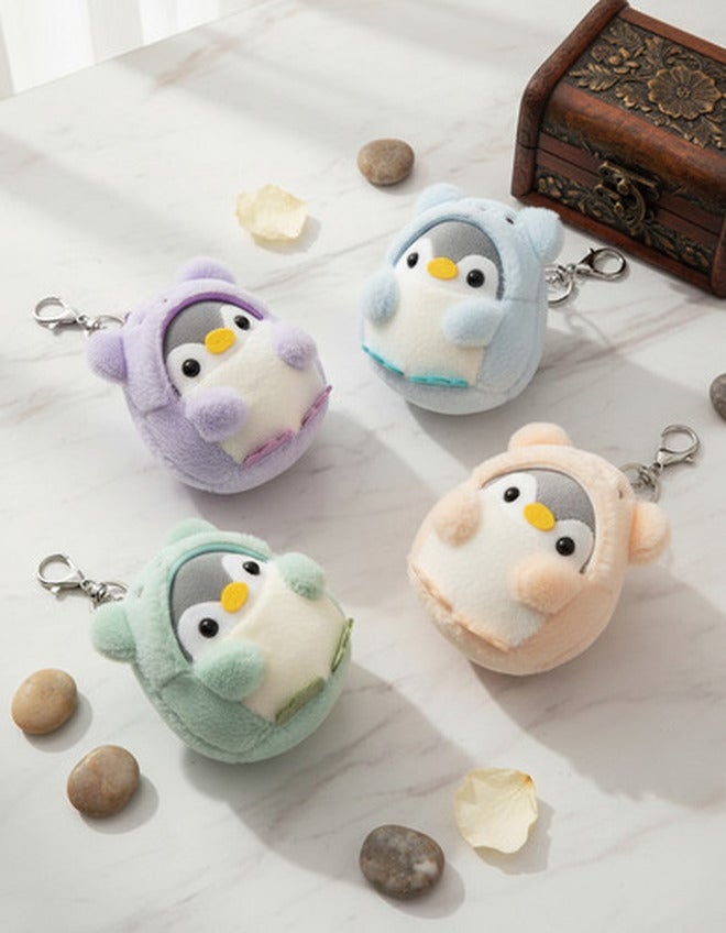 New Penguin Keychain 4 Units 4 Colors