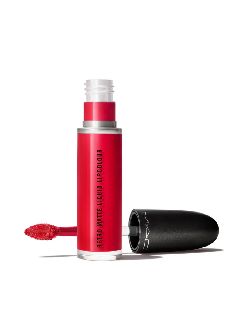 MAC Cosmetics Retro Matte Liquid Lipcolour Deep true red Feels So Grand 5ml  - Image 1