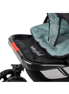 BABY PLUS BABY PLUS Lightweight Stroller – Compact, Foldable & Travel-Ready for Newborns & Toddlers (0-3 Years), with Sun Canopy & All-Terrain Wheels, Green  - Image 4